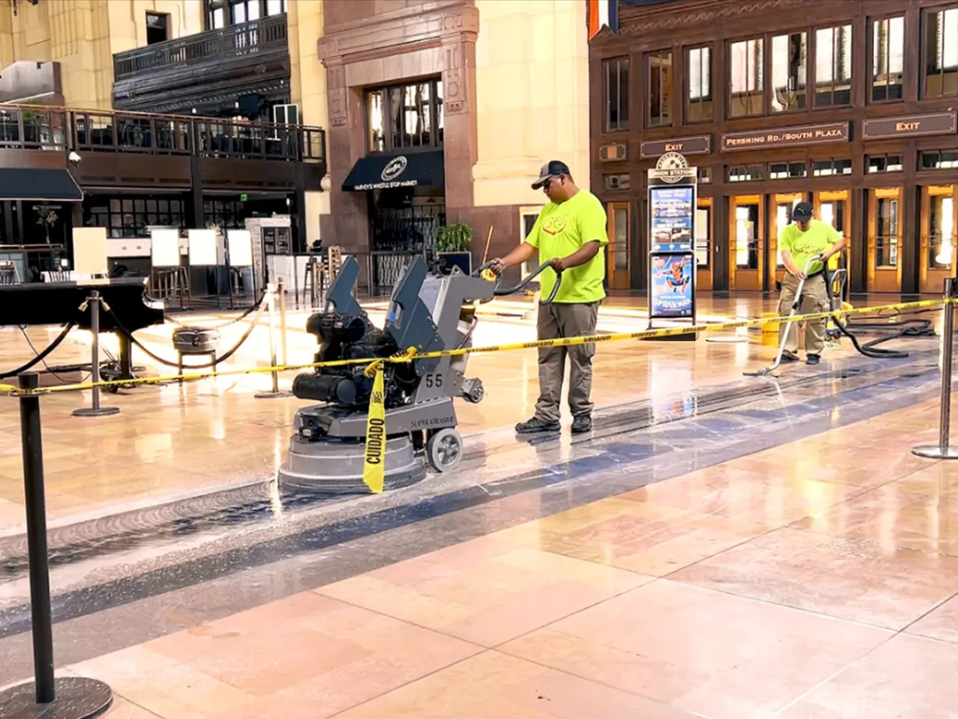 honing floor